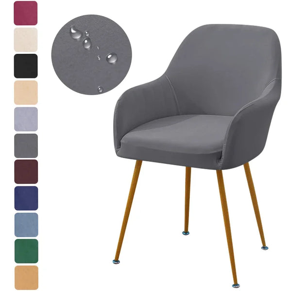 1PC Water Repellent Elastic Chair Cover Stretch High Armchair Covers Office Chairs Slipcover Seat Cover for Hotel Dining Room