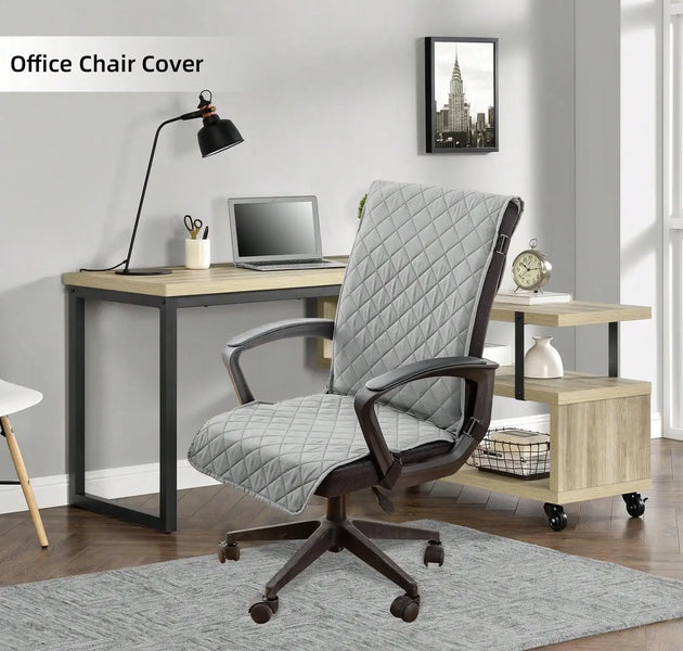 1pc Waterproof,Oil-Proof And Dust-Proof Chair Covers For Office Chairs,All-Season Universal Diamond-Grid Chair Cushions